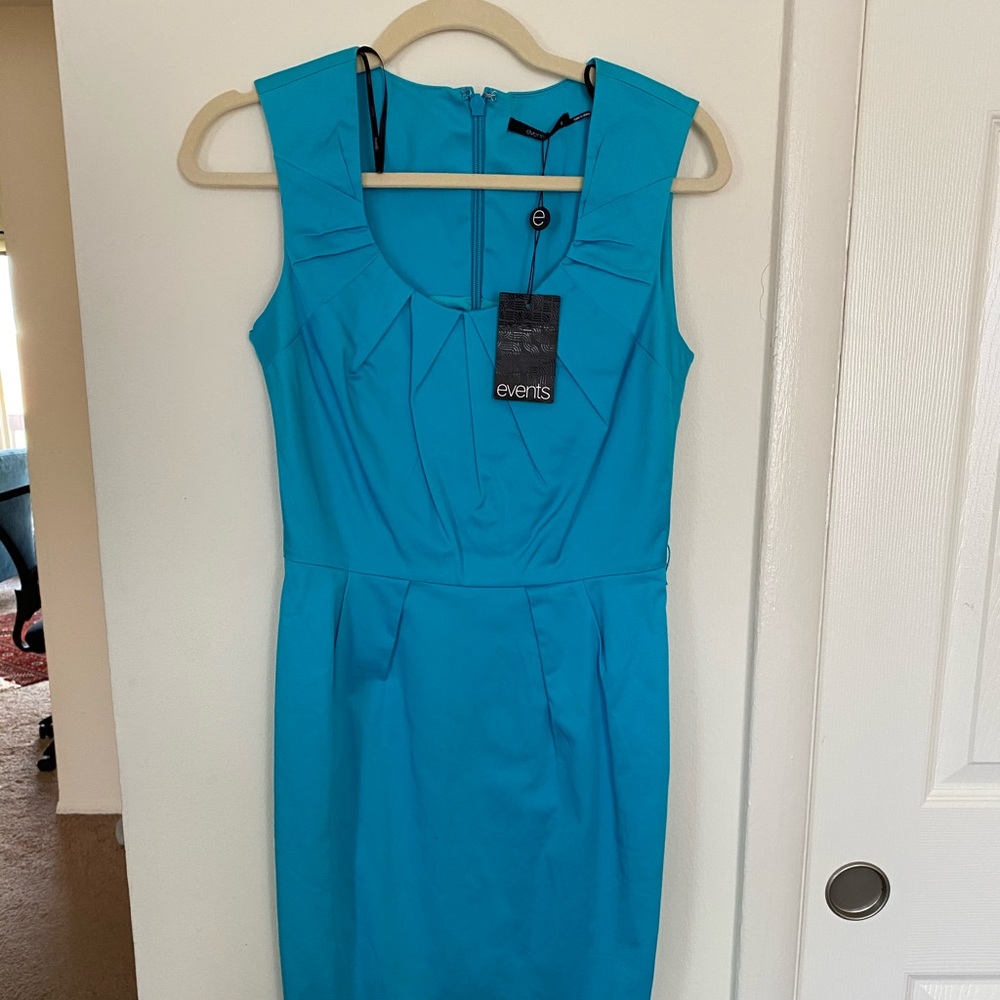Blue bodycon dress